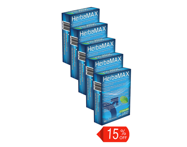 HERBAMAX FOR MEN - 2Count X 5 Packs