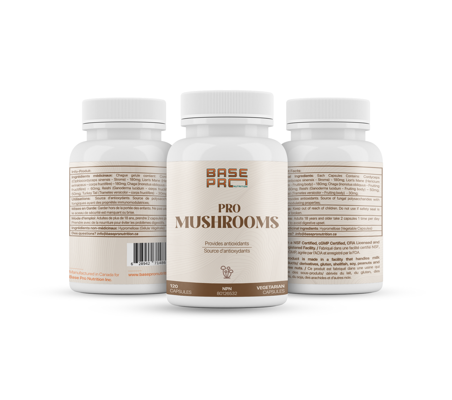 Pro Mushrooms 120 count