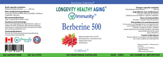 Longevity Club:  Berberine 500