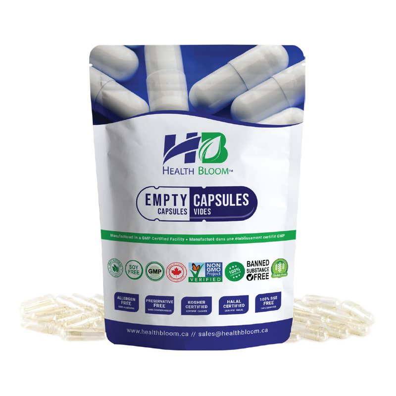 Empty Gelatin Capsules Size 2 Natural