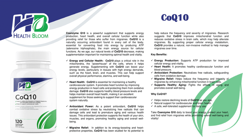 Coenzyme Q10 (CoQ10)