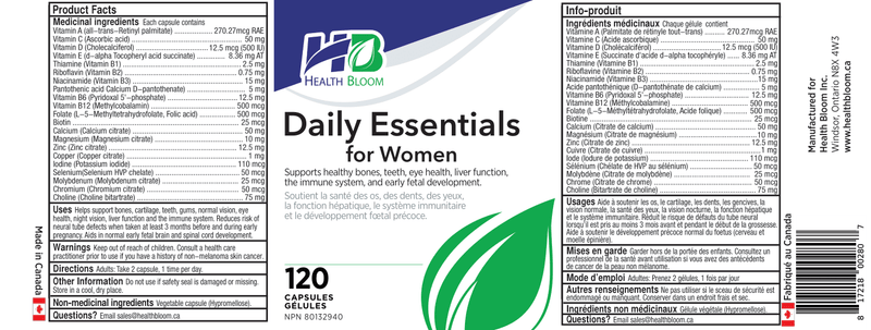 Daily Essentials For Women