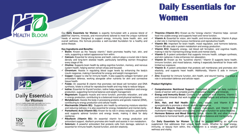 Daily Essentials For Women