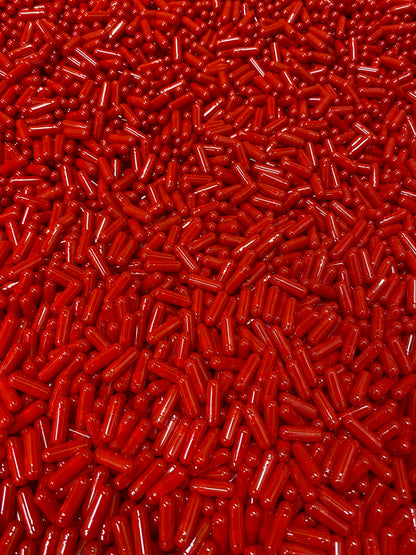 Empty Gelatin Capsules Red