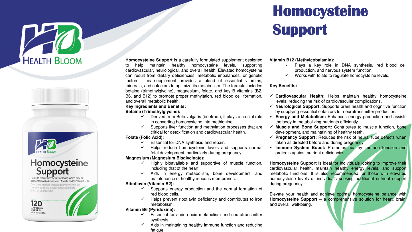 Health Bloom Homocysteine Support 