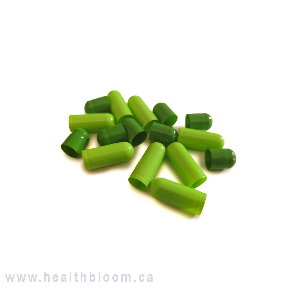 Light Dark Green Separated