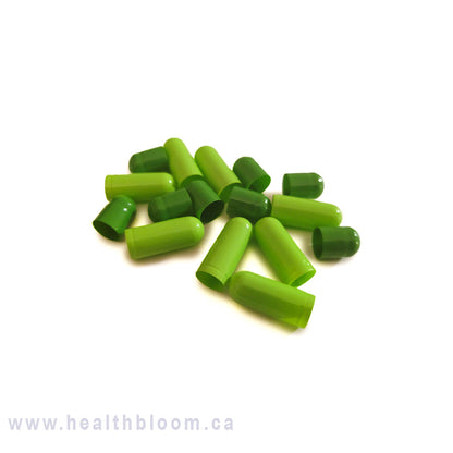 Light Dark Green Separated