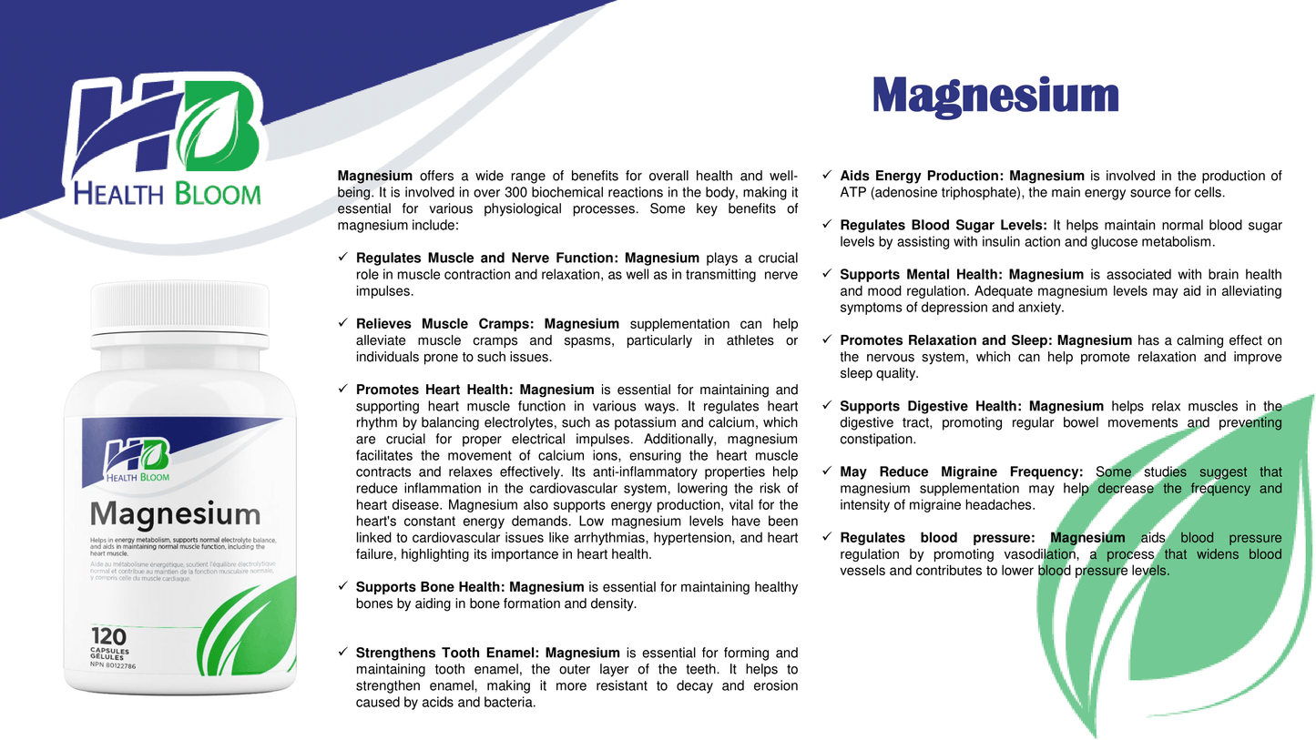 Magnesium Catalog