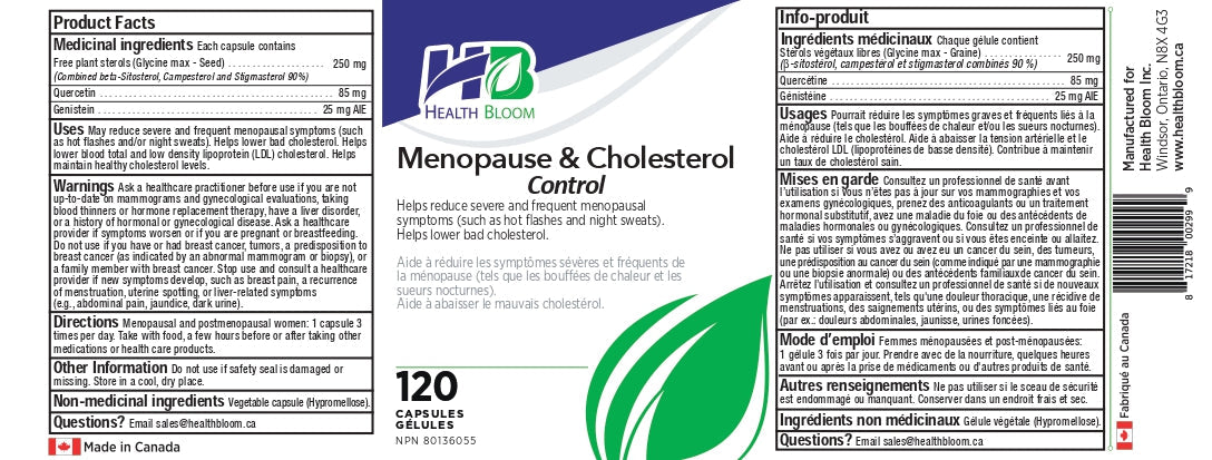 Menopause_Cholesterol_Care_label