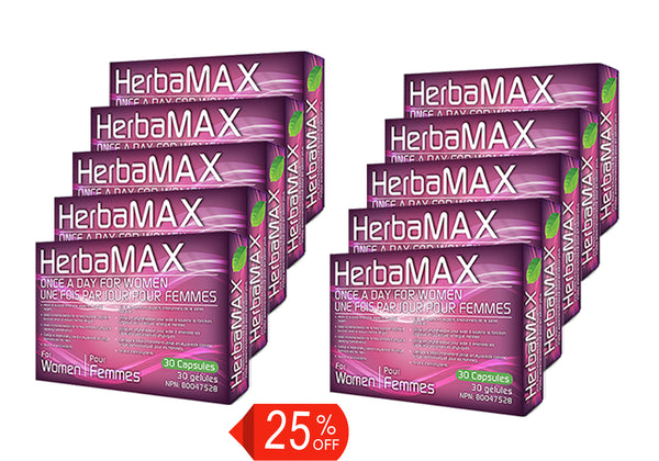 HerbaMAX Once a day for Women - 30 COUNT X 10 PACKS