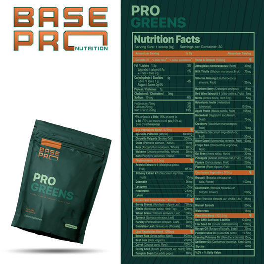 Pro Greens - Unflavored - 240 grams