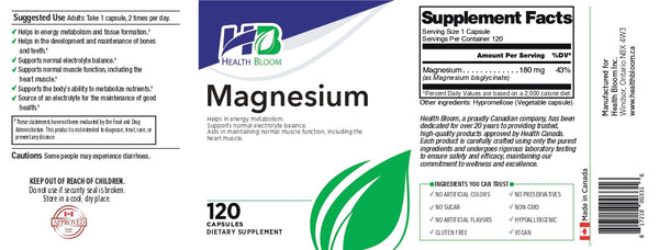 Magnesium 120 Count