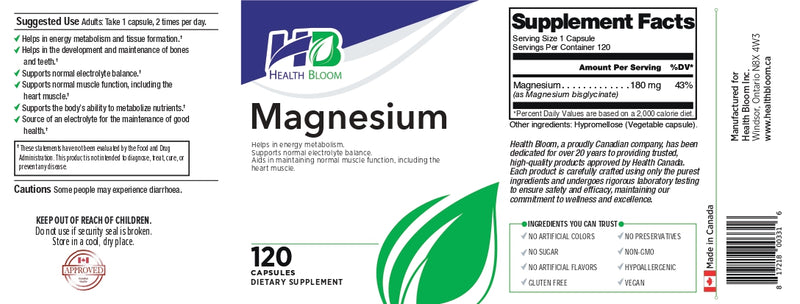 Magnesium 120 Count