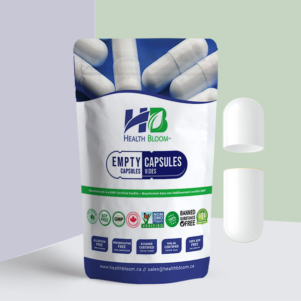 White Capsules Separated Pouch