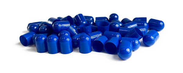 Empty Gelatin Capsules Size 00 Separated Blue/White